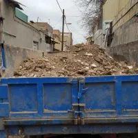 حمل خاک نخاله