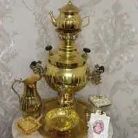 ست سماور برنج نو