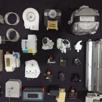 اهرم دستگیره درب یخچال،ترموستات،فن،تایمر،المنت رله