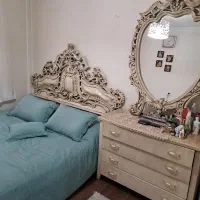 یک دست مبل استیل وسرویس خواب درحد نو بدون خط وخش