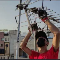 تنظیم گیرنده و تلوزیون و نصب پایه دیواری TV