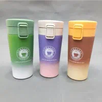 تراول ماگ استیلِ قفل دار ، پاستیلی و استار باکس