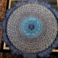 بشقاب مینا و جعبه یا شکلات خوری خاتم