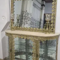 آینه کنسول شمعدانی ساعت
