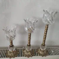 شمعدان کریستال 3عددی