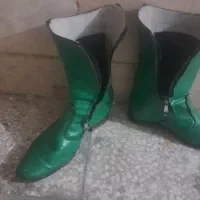 فروش فوری چکمه سبز رنگ مخصوص تعزیه وسقایی