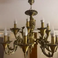 فروش یک جفت لوستر ۸شاخه بسیار سالم و نو