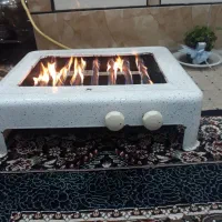 شعله کباب پزتمیزتمیز رنگ کوره ای