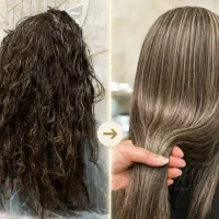 کراتین مو شیراز احیا و صافی تخصصی نمونه کار واقعی
