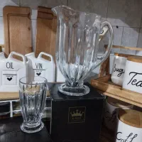 سه سرویس پارچ و لیوان نو مناسب جهیزیه