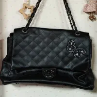 کیف چرم صنعتی مشکی نو