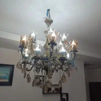 لوستر 18شعله برنز دو عدد
