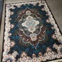 ۲ تخته فرش ۱۲ متری نقش ۷۰۰ سرمه‌ای ضخیم/فرش علوی