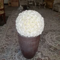گل رز سفید مصنوئی