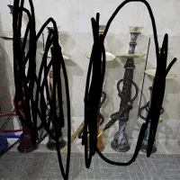 قلیان تنه چوب گردو