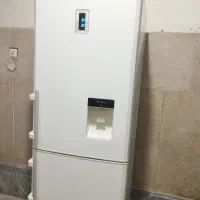 یخچال فریزر الکترو استیل بدون برفک سالم تمیز تمیز