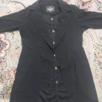 مانتو مشکی در حد نو مناسب محرم سایز۴۴
