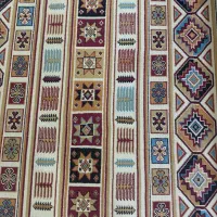 دو تخته گلیم فرش ماشینی طرح سنتی