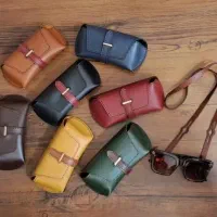 قاب عینک چرمی دست‌دوز