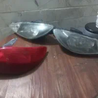 چراغ جلو و عقب سمت راست ۲۰۶