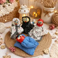 عروسک‌های دست‌ساز کوچک ،هدیه‌ای ساده اما پر از عشق