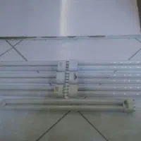 لامپ مهتابی و چراغ سقفی شیشه ای حباب دار