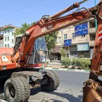 بیل مکانیکی اطلس 1304 لاستیکی