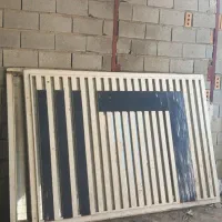 درب دو تیکه تمام آهن برای کاراژ یا حیاط