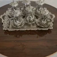 چایخوری و سینی  سیلور