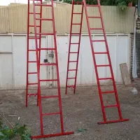 نردبان کشویی مخابراتی هشتی دوپایه