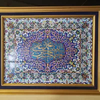 تابلو کاشیکاری با قاب