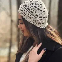 کلاه ترند قلاب بافی