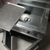 هات پلیت بخاردارکالباس بر چسب کش تخته استیل گرمخان