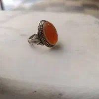 فروش فوری انگشتر عقیق نقره دست ساز قدیمی