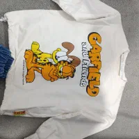 بلوز پسرانه کراپ با شلوار لی آبی