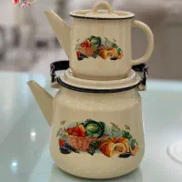 کتری و قوری لعابی