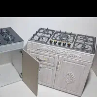 گاز صفحه شیشه ای رنگ سفید