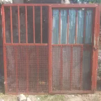 درب دروازه ۴ متری دو لنگه سنگین محکم