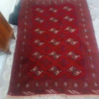 قالی ترکمن رنگ لاکی