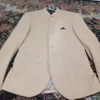 کت تک به همراه جلیقه مشکی