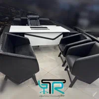 صندلی کارمندی/میزمدیریت کمجا فلزی/نیمست لابی کانتر