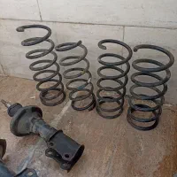 فنر و کمک فنر کوتاه پراید و کنسول 206 و کف پایی