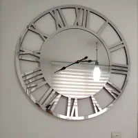 ساعت دیواری آینه ای