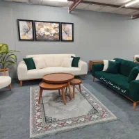 مبل راحتی مینیمال8نفره شرکتی واقعی بااقساط گارانتی