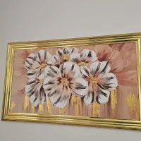 تابلو تکسچر گل برجسته قاب نقاشی