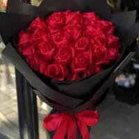 دسته گل روبانی