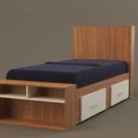 تخت*تختخواب تکنفره پایین کتابخانه ای*جدید۱۴۰۳