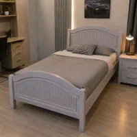 تخت خواب ۱۲۰ تمام MDF روکش وکیوم