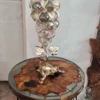 دکوری انگور کریستال و دوعدد گلدان