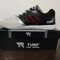 shoes turf black Gery          کفش سالنی ( فوتسال)